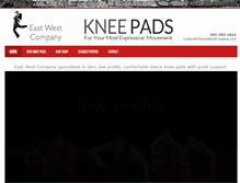 Tablet Screenshot of dancekneepads.com